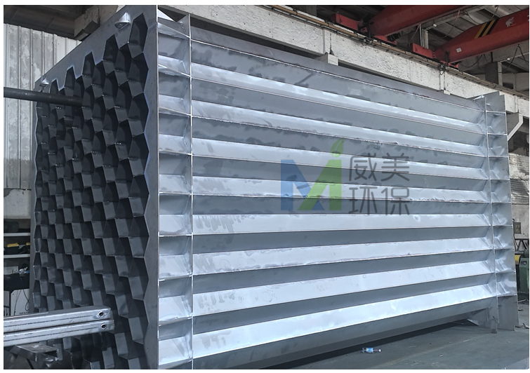 The anode tubes of the wet electrostatic precipitator have passed inspection and are ready for delivery